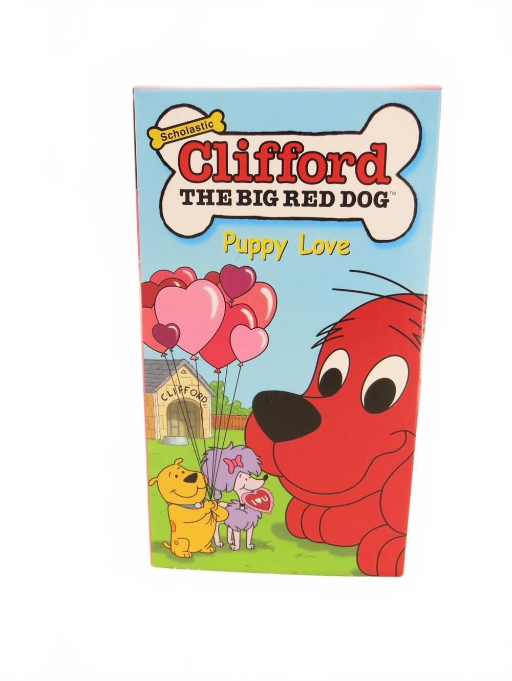 Clifford the Big Red Dog  Puppy Love VHS 2002 Classic Kids Cartoon